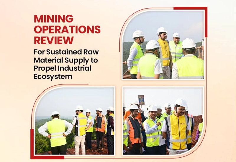 OMC MD Sudhanshu Mohan Samal visits Kurmitar Iron Ore Mines